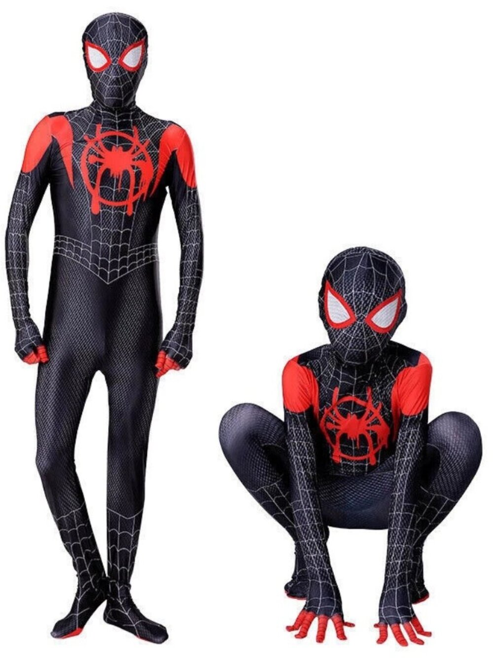 the SpiderVerse Miles Morales Spiderman Costume Cosplay